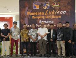 Semarak Hari Bakti, BP Batam Bersama Komunitas Kampung Seni Batam Gelar Pameran Lukisan