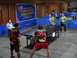 Semarak  Hari Bakti BP Batam ke 53 Tahun, Bp Batam Gelar Turnamen Tenis Meja