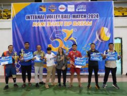 BP Batam Resmi Akhiri Internal Volley Ball Match 2024