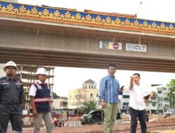 Kepala BP Batam Tinjau Pekerjaan Akhir Proyek Flyover Sei Ladi