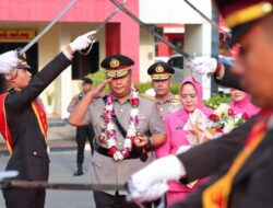 Polda Kepri Gelar Upacara Farewell and Welcome Parade Kapolda Kepri Brigjen Pol Asep Safrudin