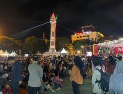 Polresta Barelang Laksanakan Pengamanan Malam Puncak Jam Gadang Fest 2025 di Batam