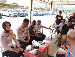 Operasi Keselamatan Seligi 2025, Polda Kepri Gelar Pemeriksaan Mata Pengemudi Taksi