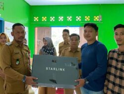 Panitia HPN 2025 Anambas Serahkan Perangkat Starlink. Plt PWI Anambas: Semoga Bermanfaat Bagi Masyarakat
