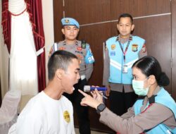 601 Peserta Lolos Pemeriksaan Kesehatan Tahap I Seleksi Bintara Polri 2025 di Polda Kepri
