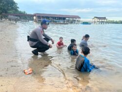 Berikan Rasa Aman dan Nyaman, Polda Kepri Berikan Himbauan dan Pengawasan di Objek Wisata