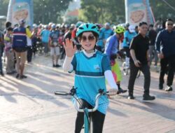 World Bicycle Day 2025, Li Claudia Chandra Gowes Bersama 1.200 Masyrakat Batam