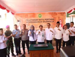 Kapolresta Barelang Hadiri Peletakan Batu Pertama Mushola Baitus Sholihin di Pengadilan Negeri Batam