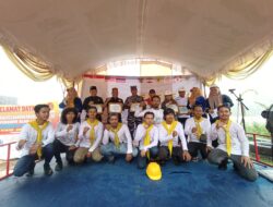 Berlayar dengan Kapal Sandeq, Tim Ekspedisi Unhas Tiba di Batam dan Disambut KKSS Kepri