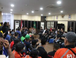Polresta Barelang Amankan Aksi Damai Aliansi Driver Online Batam di Kantor Walikota Batam
