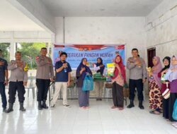 Polri Bersinergi Dengan Bulog Gelar Gerakan Pangan Murah Di Batu Ampar