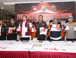 Polda Kepri Musnahkan Barang Bukti Narkotika Periode Juli – September 2025