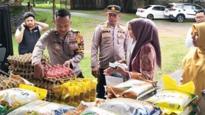 Gerakan Pangan Murah Sinergi Polsek Batam Kota dan Bulog Hadir Ringankan Beban Masyarakat