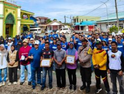 Polsek Sekupang Polresta Barelang Berpartisipasi Dalam World Cleanup Day Batam 2025 Menuju Indonesia Bersih