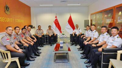 Polda Kepri Perkuat Kerja Sama Keamanan Laut dengan MARSEC dan Information Fusion Center Singapura