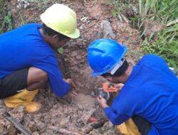 Kebocoran Pipa Steel DN 400 di Depan Panbil: Perbaikan Dilakukan Tanpa Penghentian Suplai Air