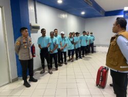Dideportasi dari Malaysia, 133 WNI Dipulangkan ke Batam dengan Pengawalan Polda Kepri