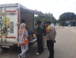 Polsek Sei Beduk dan Bulog Batam Gelar Gerakan Pangan Murah di Pasar BTC Bida Ayu