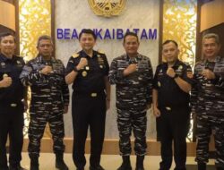 Kunjungan Penting Wadan Kodaeral IV TNI AL ke Bea Cukai Batam, Ini yang Dibahas