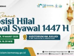 LIVE STREAMING: Sidang Isbat Tentukan 1 Syawal 1447 H/ 2026