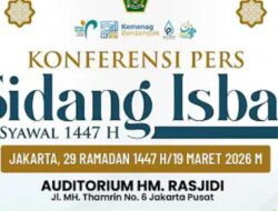 LIVE STREAMING: Sidang Isbat Tentukan 1 Syawal 1447 H
