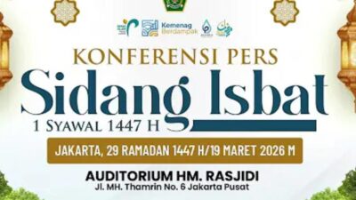 LIVE STREAMING: Sidang Isbat Tentukan 1 Syawal 1447 H