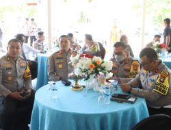 Kapolresta Barelang Ikuti Anev Kamtibmas Jelang Arus Balik Lebaran Bersama Kapolri