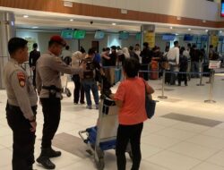 Lonjakan Penumpang Arus Balik, Polda Kepri Intensifkan Patroli di Bandara Hang Nadim