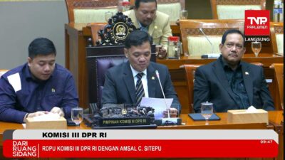 Dugaan Korupsi Proyek Video Profil 20 Desa di Karo, Ini Tiga Kesimpulan RDPU Komisi III DPR RI