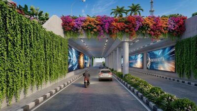 Sentuhan Baru Underpass Pelita, BP Batam Perkuat Infrastruktur Berbasis Estetika