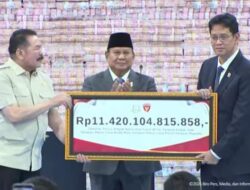 Presiden Prabowo Subianto: Penyelamatan Aset Negara oleh Satgas PKH Hampir 10 Persen APBN