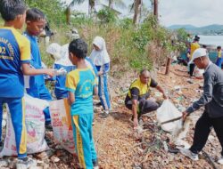 Wujudkan Indonesia Asri, Komunitas Bintan Eco Lestari Gandeng Pemerintah dan Pemuda Kelong Bersihkan Pantai
