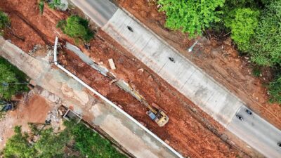 Perbaikan Selesai, Jalan Vista Kembali Dapat Digunakan