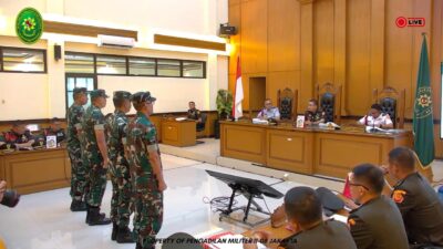 LIVE STREAMING: Sidang Militer 4 Terdakwa Kasus Penyiraman Air Keras Andrie Yunus Digelar Terbuka