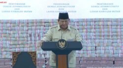 LIVESTREAMING: Presiden Prabowo Saksikan Penyerahan Denda Administratif Rp10,27 Triliun dan Penguasaan Kembali 2,37 Juta Hektare Kawasan Hutan