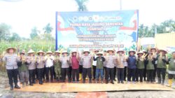 Groundbreaking Gudang Ketahanan Pangan Polri, Kelompok Tani Binaan Polsek Batam Kota Panen 1 Ton Jagung