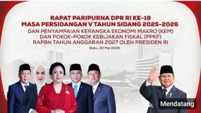 LIVE STREAMING: DPR RI Gelar Rapat Paripurna, Bahas RAPBN 2027 hingga Revisi UU Polri oleh Presiden Prabowo