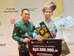 Ketua KKSS Kepri Bangga, Andi Ampa Djaya Juara Duta Bahasa Kepri 2026