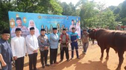 Polda Kepri Potong Hewan Kurban, Salurkan Bantuan untuk Warga dan Anak Yatim