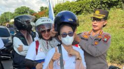 Polda Kepri Bagikan 200 Helm Gratis untuk Pekerja saat May Day 2026