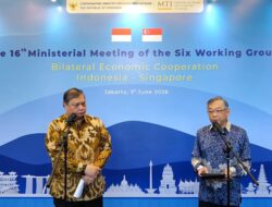 Menko Airlangga: Investasi Singapura Meningkat, Proyek Sembcorp di Panbil Terus Dikembangkan