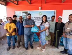 PT Batamraya Sukses Perkasa Salurkan 150 Paket Sembako, Warga Relokasi Pulau Ngenang Kembali Terbantu