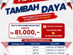 Tinggal 2 Hari, Program Merdeka Tambah Daya PLN Batam Berakhir 20 Agustus, Biaya Hanya Rp81 Ribu