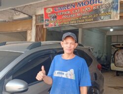 Caren Mobil Tiban Layani Body Repair hingga Poles Kendaraan, Kualitas Bagus Harga Bersahabat