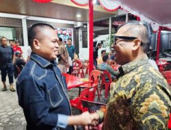 HUT Ulasan Network Makin Meriah, Ketum KJK Ady Indra Pawennari dan Wagub Nyanyang Adu Domino