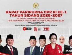 LIVE STREAMING: Sidang Tahunan MPR RI 2026, Presiden Prabowo Sampaikan Laporan Kinerja dan Pidato Kenegaraan