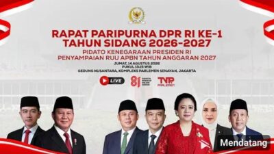 LIVE STREAMING: Sidang Tahunan MPR RI 2026, Presiden Prabowo Sampaikan Laporan Kinerja dan Pidato Kenegaraan