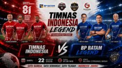 Timnas Indonesia Legend Turun ke Batam, Nyalakan Mimpi dari Grassroots Menuju Panggung Internasional