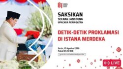 LIVE STREAMING: Upacara Proklamasi Kemerdekaan Republik Indonesia ke-81 di Istana Merdeka