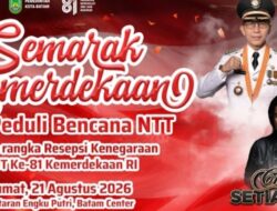 LIVE STREAMING: Semarak Kemerdekaan, Resepsi Kenegaraan HUT Ke-81 RI di Kota Batam Dimeriahkan Carly Setia Band